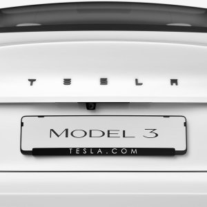 Dekielek Spigen Spigen Tesla Rear Emblem Logo Full Cover, black - Tesla Model 3 2024 3