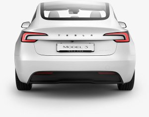 Dekielek Spigen Spigen Tesla Rear Emblem Logo Full Cover, black - Tesla Model 3 2024 7