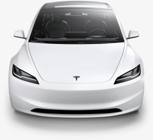 Dekielek Spigen Spigen Tesla Front Emblem Logo Full Cover, black - Tesla Model 3 2024 5