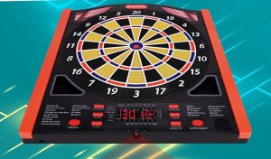 WinMax Zestaw WIN.MAX Elektroniczna tarcza do darta z laserem do 8 graczy 12 lotek 5