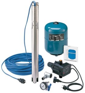 Pompa Grundfos SQ 3-40 230V 0.63 kW 30m kabla pakiet hydroforowyXD 1