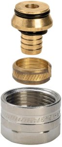 Dwuzłącze 3/4 x 12 Mosiadz / niklowany - matowyŁącznik do rur 1