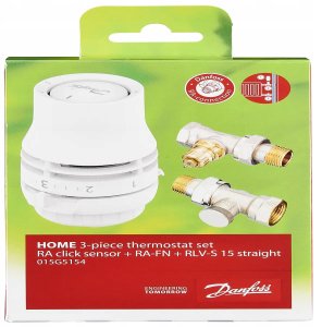 Danfoss Zestaw Box 3 elementowy 1/2 prosty RA-FN 15 S + RLV-S + REDIAclick (S) 5