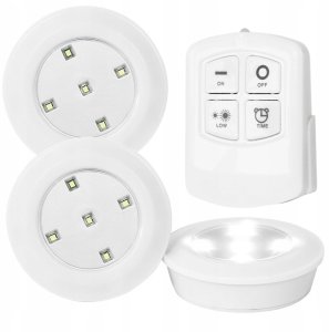 LAMPKA LED NA BATERIE + PILOT LL1100 3 szt 1
