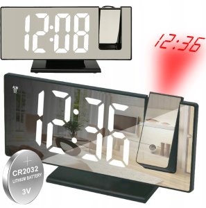 BUDZIK ELEKTRONICZNY Z PROJEKTOREM TIME-10 1
