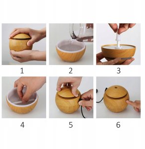 DYFUZOR ZAPACHÓW NAWILŻACZ KULA WF-ADH-01 14