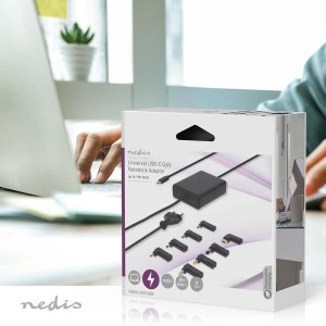 Nedis NBAU100110BK adapter zasilający/ inwentor Wewnętrzna 100 W Czarny 2