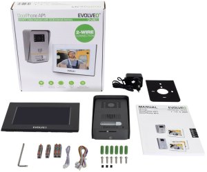 EVOLVEO DoorPhone AP1- 2 drátový videotelefon s aplikací, černá 2