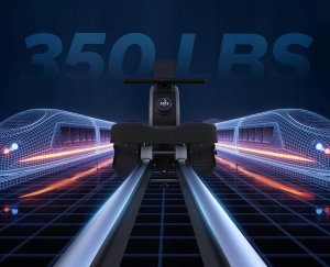 MERACH Wioślarz Q1S Pro elektromagnetyczny 16 poziomami oporu 160 kg nowy 4