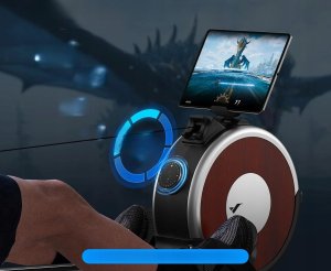 MERACH Wioślarz Q1S Pro elektromagnetyczny 16 poziomami oporu 160 kg nowy 6