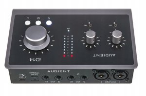 ZESTAW Audient iD14 MKII Mikrofon Pojemnościowy 138 dB Interfejs Audio 3.0 3