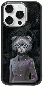 Etui Nimmy Magnetic fashion cute pet     MagSafe do iPhone 16 Pro czarny 1