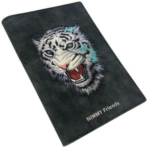 Etui na paszport Nimmy portfel Raptor    Tiger ciemno szary 5