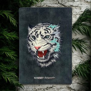 Etui na paszport Nimmy portfel Raptor    Tiger ciemno szary 7