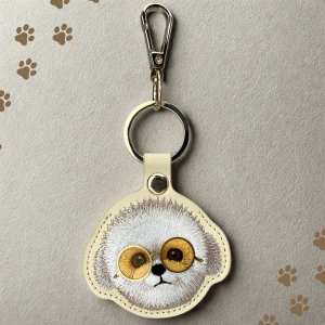 Etui na lokalizator / brelok Nimmy       Glasses Cool Dog khaki 7