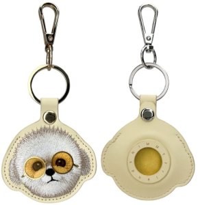 Etui na lokalizator / brelok Nimmy       Glasses Cool Dog khaki 9