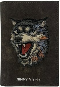 Etui na paszport Nimmy portfel Raptor    Wolf brązowy 1
