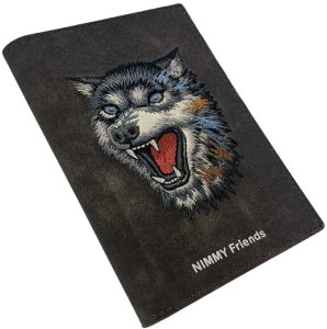 Etui na paszport Nimmy portfel Raptor    Wolf brązowy 5