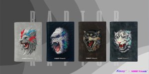 Etui na paszport Nimmy portfel Raptor    Wolf brązowy 6