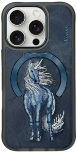 Etui Nimmy Magnetic Fantasy Animal       MagSafe do iPhone 16 Pro Max niebieski 1