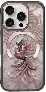 Etui Nimmy Magnetic Fantasy Animal       MagSafe do iPhone 16 Pro Max różowo złoty 1