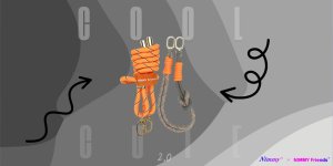 Zestaw crossbody + handstrap Nimmy       Cool&Cute 2.0 pomarańczowo szary 3