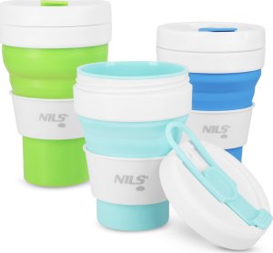 DD-Print NILS NC4103 KUBEK SILIKONOWY SKŁADANY 475 ML NIEBIESKI 8