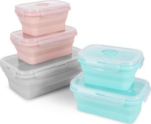 Aptel NILS NC4105 Pojemnik lunchbox składany miętowy 355 ML (Ż-ABIS-AK-010-18) 4