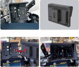 Carpuride W702BS Pro motocyklowy ekran Carplay BMW Wonder Wheel Wi-Fi 2025 2