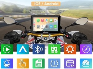 Carpuride W702BS Pro motocyklowy ekran Carplay BMW Wonder Wheel Wi-Fi 2025 3