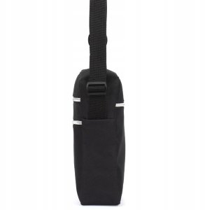 Torba na ramię męska saszetka listonoszka raportówka czarna lekka pojemna P86 5