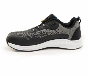 BBMI MILTON S1PS SR FO ESD - Półbuty przewiewna tkanina poliestrowa BOA podnosek kompozyt wkładka kevlar podeszwa olejoodporna antyelektrostatyczna antypoślizgowa METAL FREE 39 2