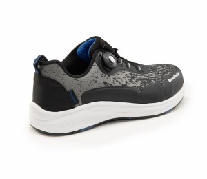 BBMI MILTON S1PS SR FO ESD - Półbuty przewiewna tkanina poliestrowa BOA podnosek kompozyt wkładka kevlar podeszwa olejoodporna antyelektrostatyczna antypoślizgowa METAL FREE 39 10