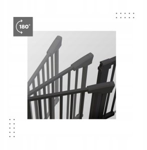 Barierka Rozporowa Zabezpieczająca Schody Drzwi 6