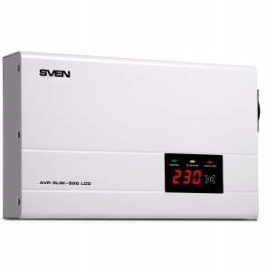 Automatyczny regulator napięcia SVEN AVR SLIM-500 LCD 1