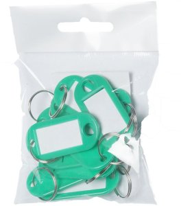 Nøglering PET 10stk Grøn 2