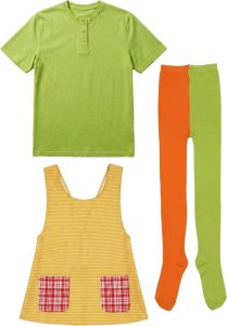 AutoTune Pippi Langstrømpe kostium dziecięcy / odzież kostiumowa (Rozmiar 146-152) 3