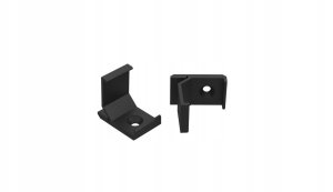 AL12-GLC2-AB-MB: Uchwyt czarny do profili GLC2 black clips 1