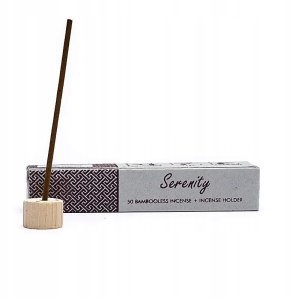 Song Of India Song of India Serenity Bamboo free kadzidła indyjskie z ceramicznym stojakiem 50 szt. 2