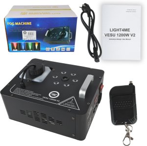 LIGHT4ME VESU 1200W V2 – Profesjonalna wytwornica dymu z efektem LED 7