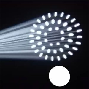 LIGHT4ME 12R SMART BEAM 295W głowica ruchoma lampa 3