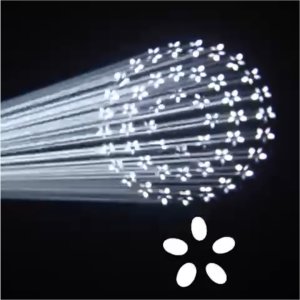 LIGHT4ME 12R SMART BEAM 295W głowica ruchoma lampa 9