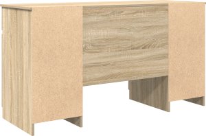 Biurko vidaXL Dąb Sonoma 140 cm x 49 cm 2