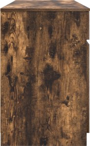 Biurko vidaXL Brązowe 140 cm x 49 cm 2