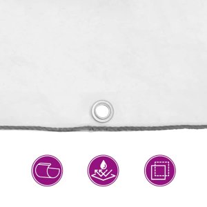 Przezroczysta plandeka z oczkami 3x3 m Polietylen Lumarko! Lumarko! 9