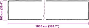 vidaXL Materiały budowlane 1x10 m (Polietylen Lumarko) 10
