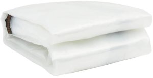 vidaXL Przezroczysta plandeka z oczkami 1x12 m Polietylen Lumarko 3