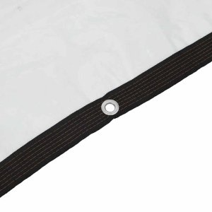 vidaXL Przezroczysta plandeka z oczkami 1x12 m Polietylen Lumarko 7