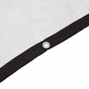 vidaXL Przezroczysta plandeka z oczkami 3x8 m Polietylen Lumarko 7