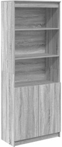 Wysoka szafka, szary dąb sonoma, 70x35x180 cm Lumarko! Lumarko! 2